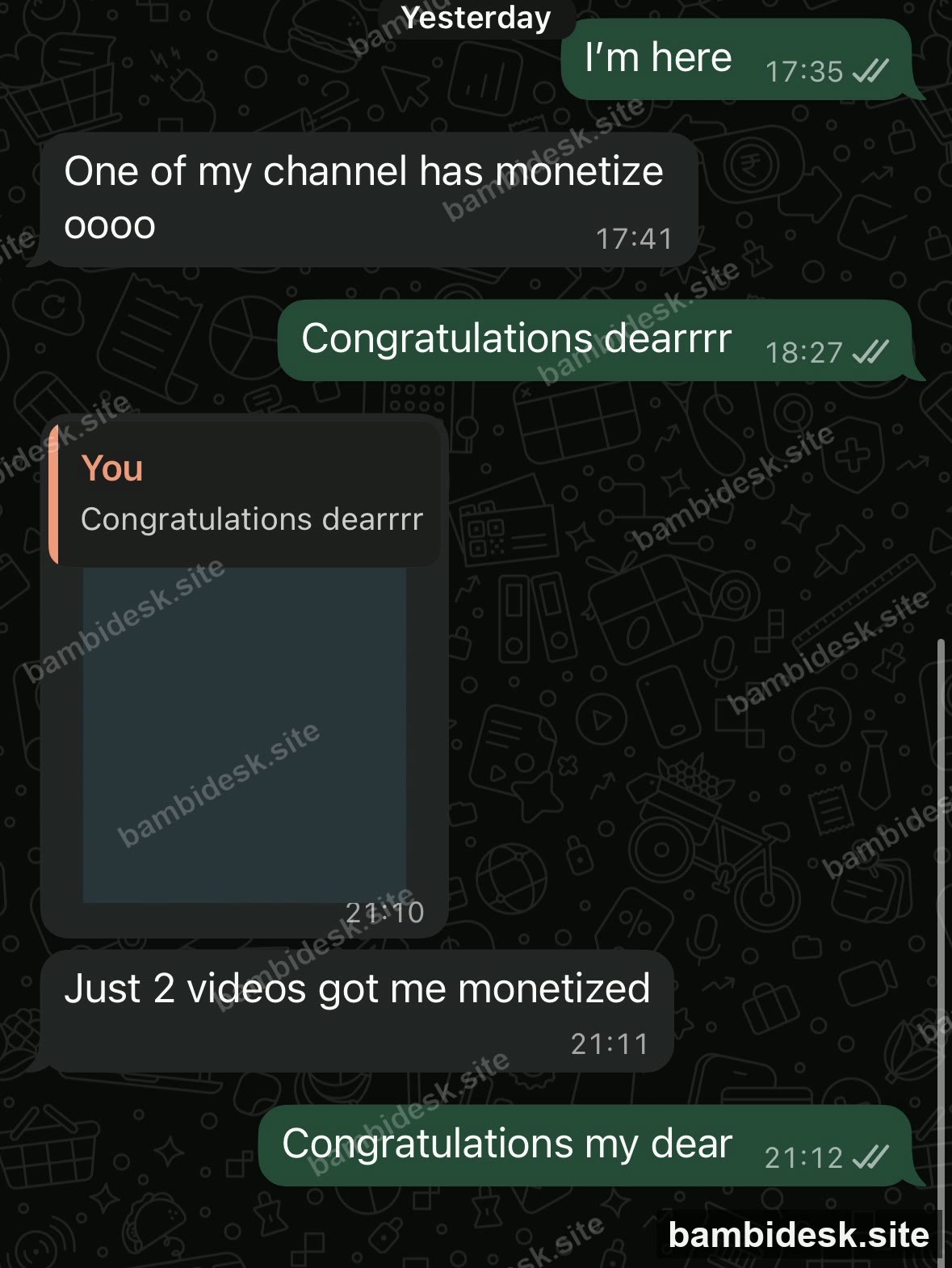 "One of my channels has monetized" - off just two videos